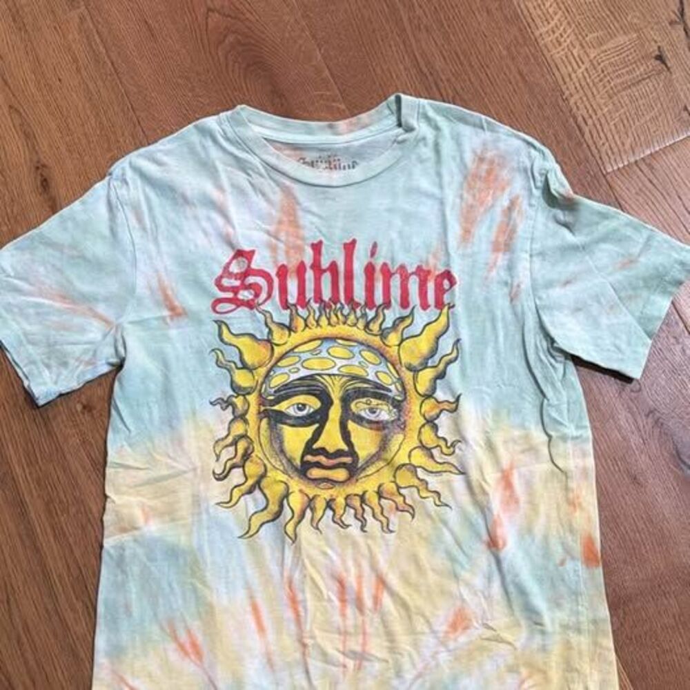 Sublime Band T-Shirt XS Vintage Tie Dye Sun Graphic 90s Y2K Rock Tee
